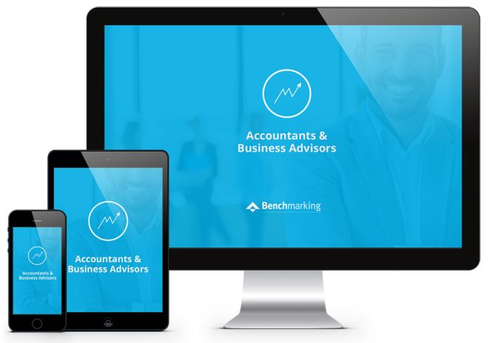 Accountants and Business Advisors Benchmarking, for computer, phone and tablet.