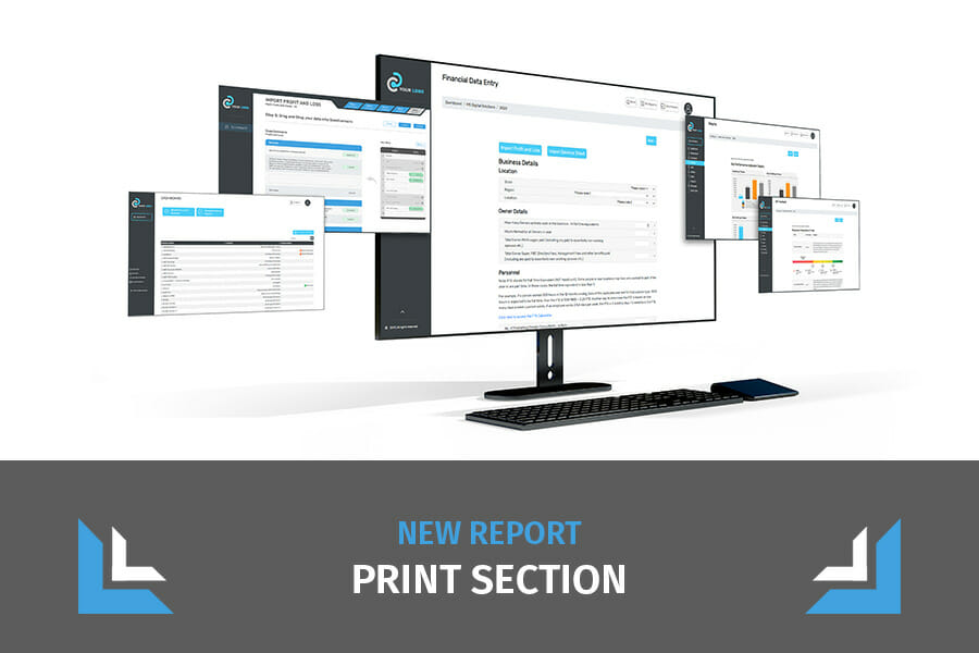 new report print section