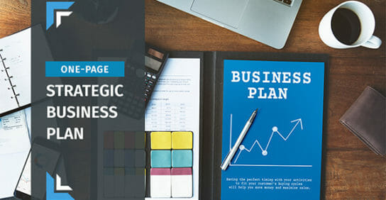 one page strategic business plan TEMPLATE
