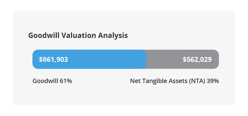 goodwill valuation analysis 1d